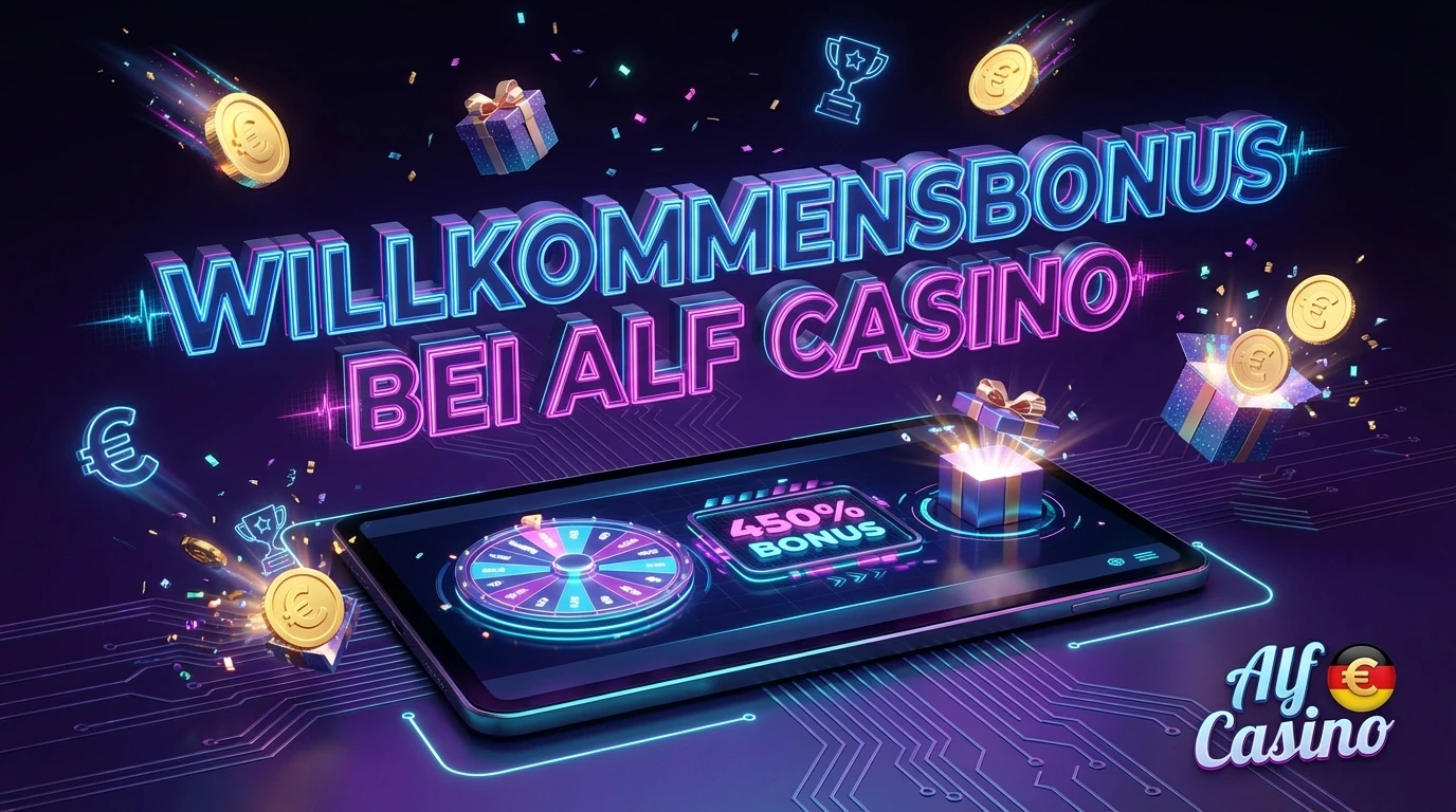 Willkommensbonus bei Alf Casino